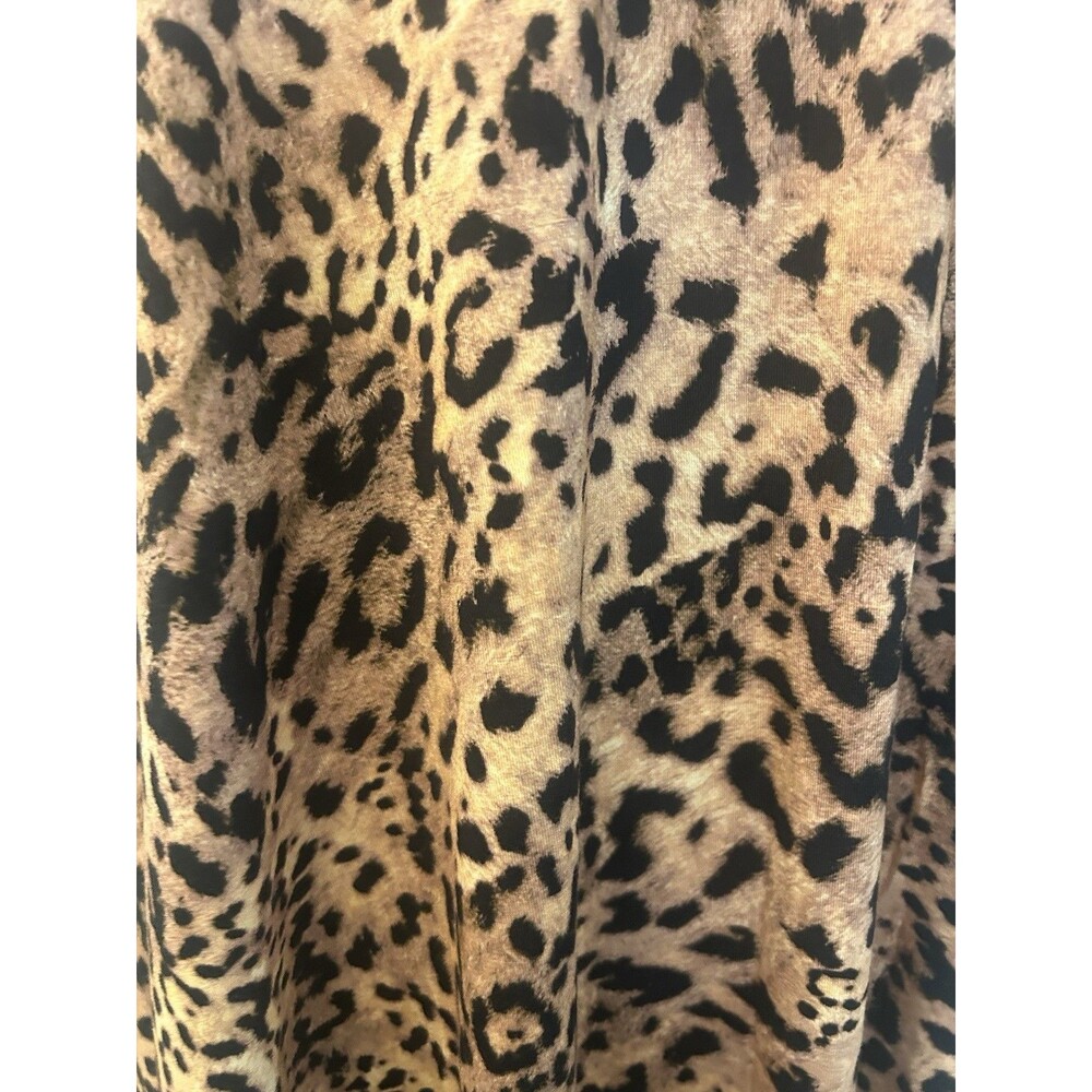 Soma Cool Nights Sleepshirt On The Prowl Mini Black Leopard Print XXL (20/22) - Picture 5 of 8